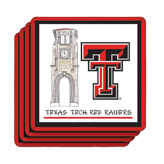 Coaster Set - Texas Tech Red Raiders