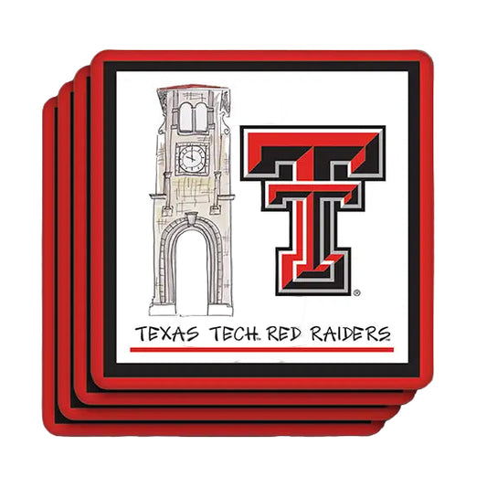 Coaster Set - Texas Tech Red Raiders