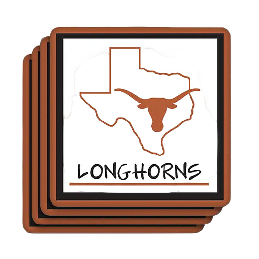 Coaster Set - Texas Longhorns