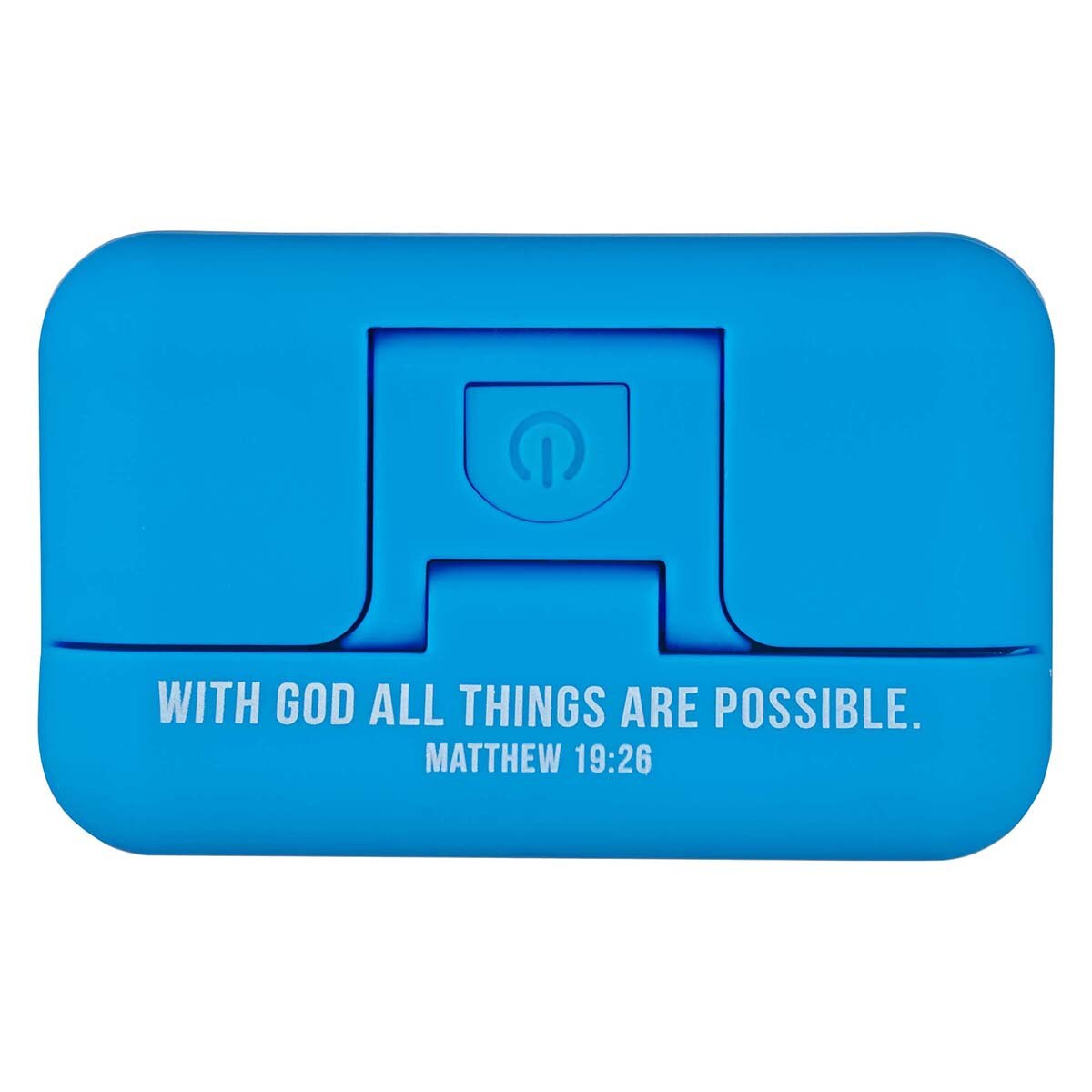 Adjustable Clip-On Book Light - With God All Things Are Possible