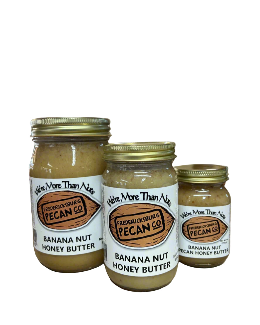 Fredericksburg Pecan Company Banana Nut Honey Butter