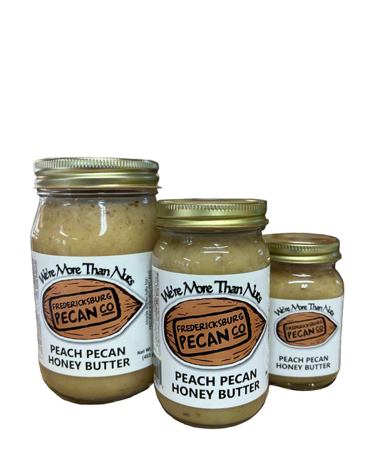 Fredericksburg Pecan Company Peach Pecan Honey Butter