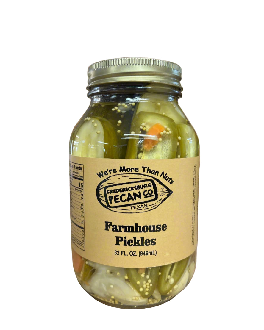 Fredericksburg Pecan Company Farmhouse Pickles 32 oz