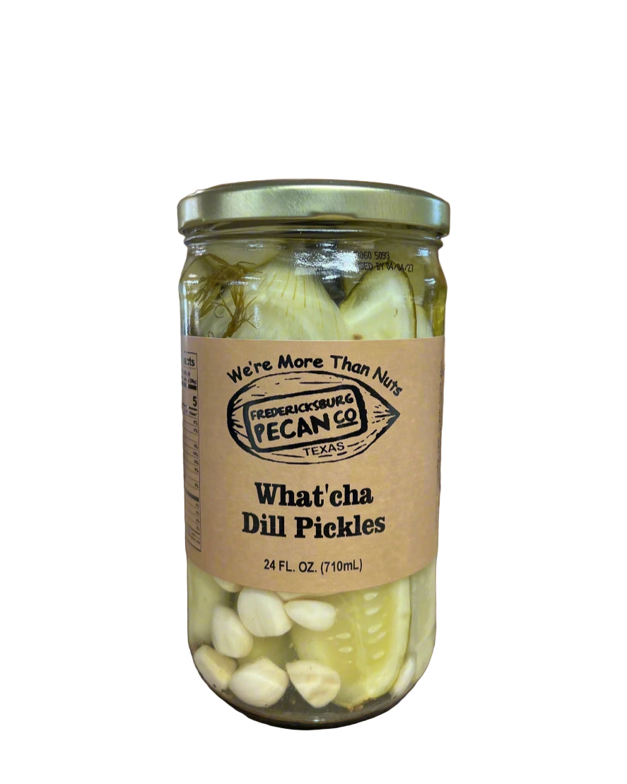Fredericksburg Pecan Company What'cha Dill Pickles 24 oz