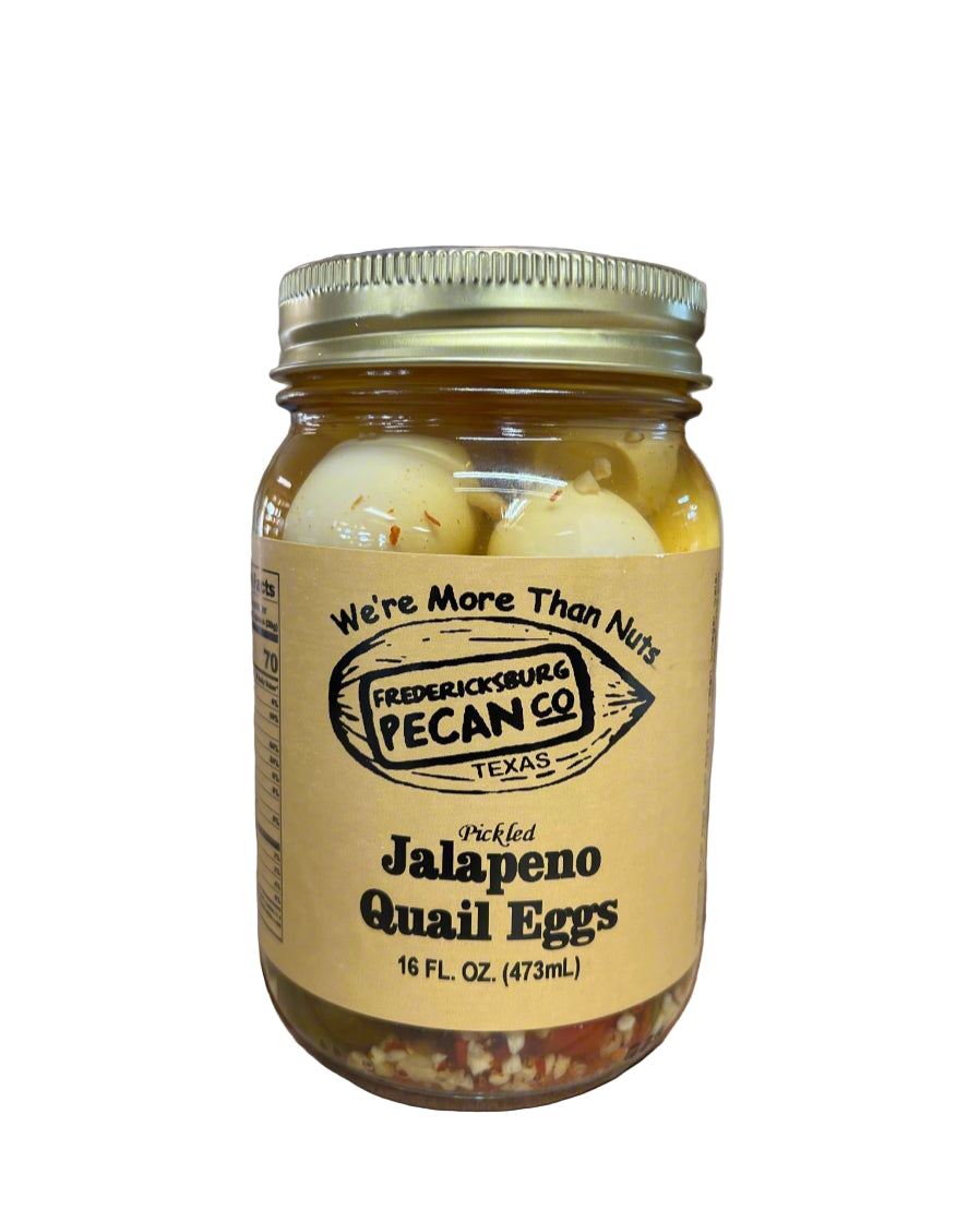 Fredericksburg Pecan Company Jalapeno Quail Eggs 16 oz