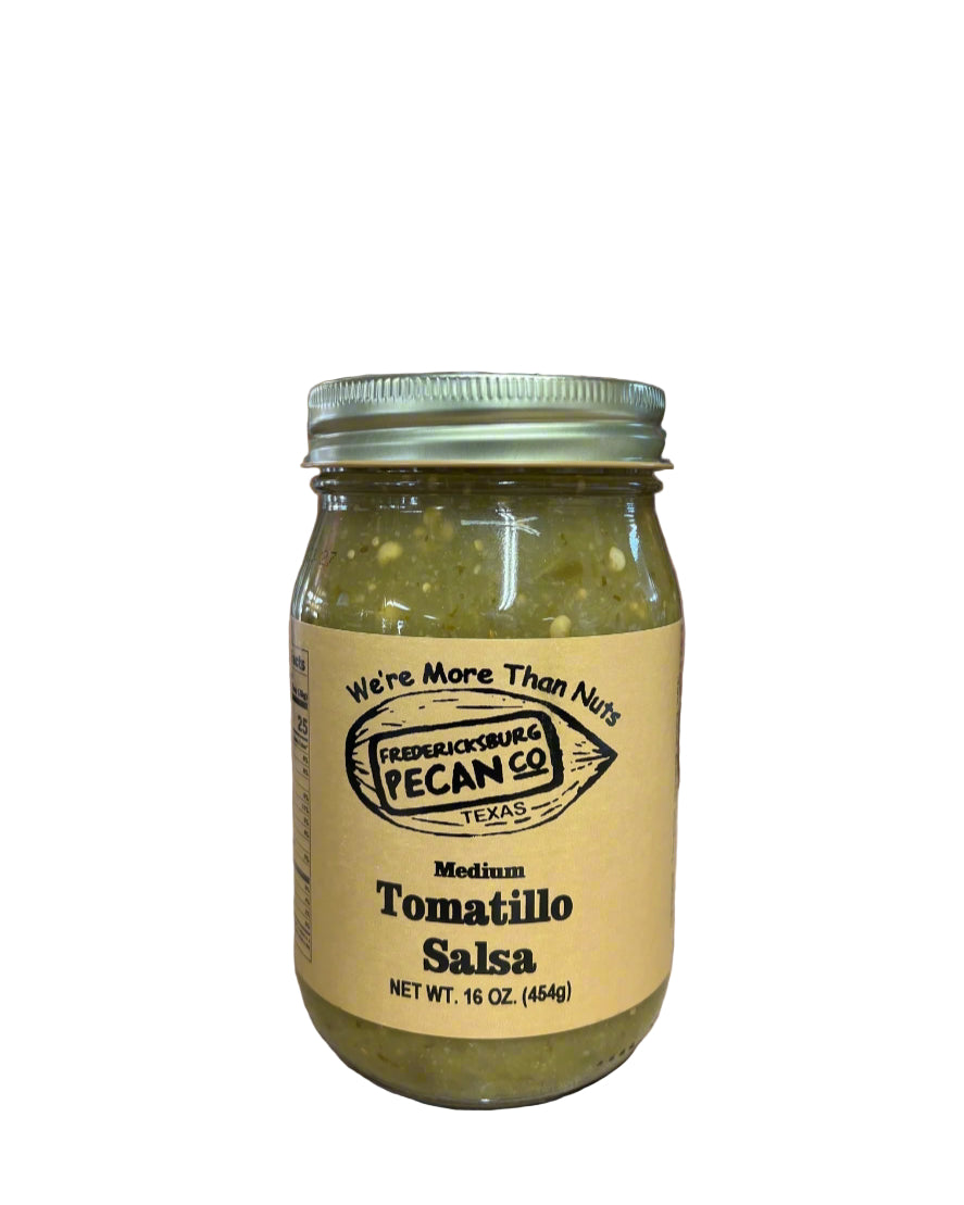 Fredericksburg Pecan Company Tomatillo Salsa Medium 16 oz
