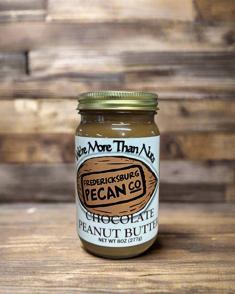 Fredericksburg Pecan Company Chocolate Peanut Butter 8oz