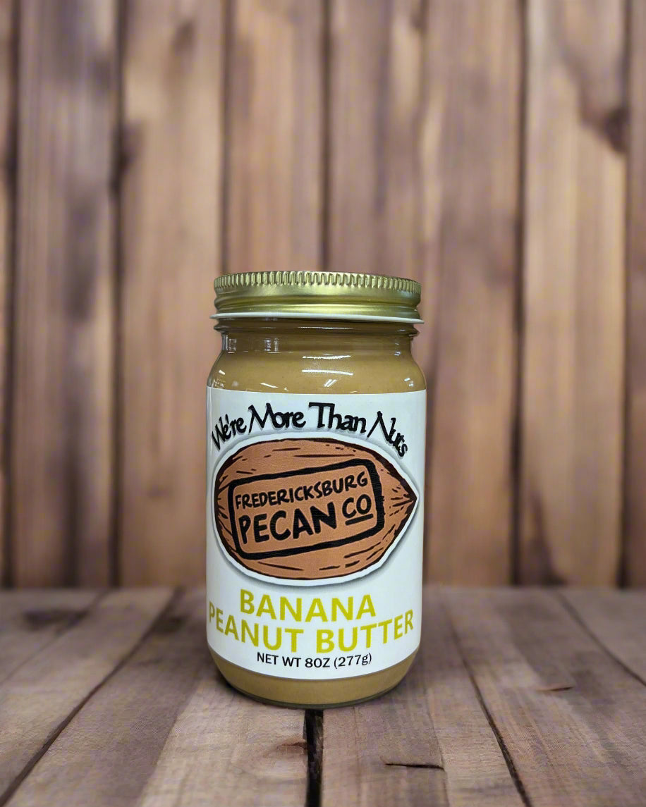 Fredericksburg Pecan Company Banana Peanut Butter 8oz