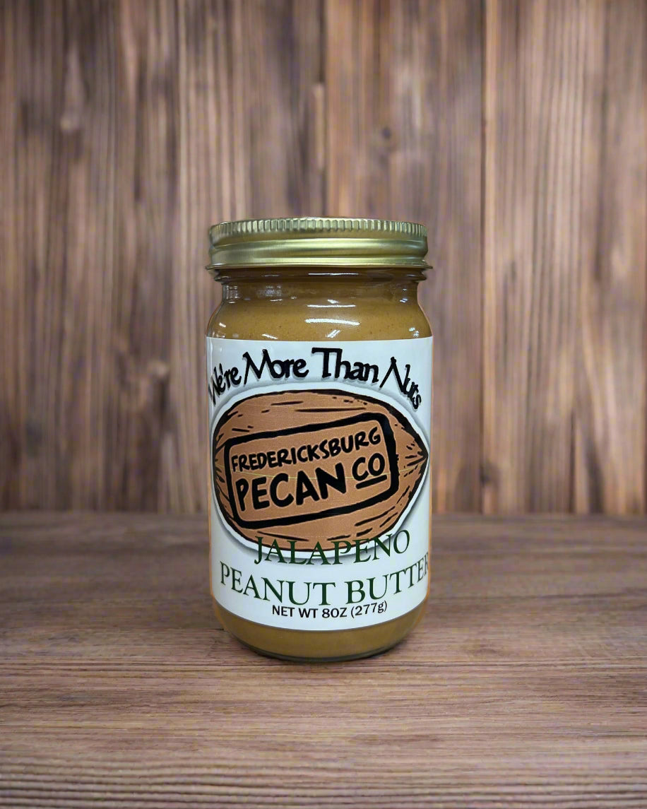 Fredericksburg Pecan Company Jalapeno Peanut Butter 8oz