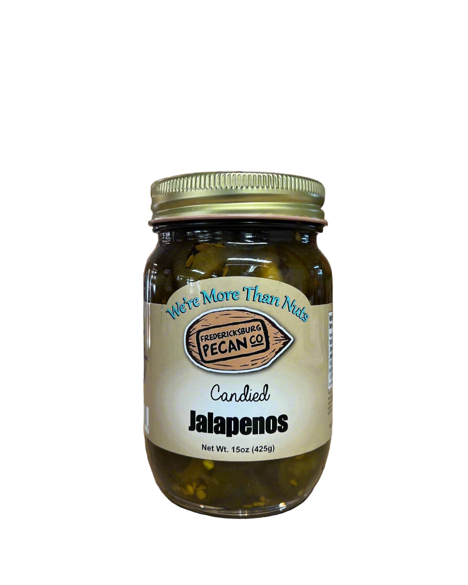 Fredericksburg Pecan Company Candied Jalapenos 15 oz