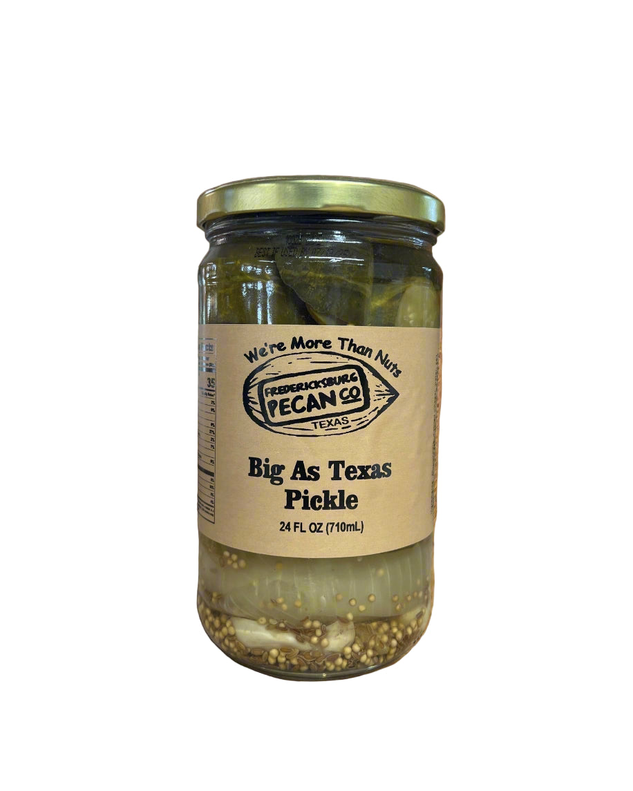 Fredericksburg Pecan Company Big As Texas Pickles 24 oz