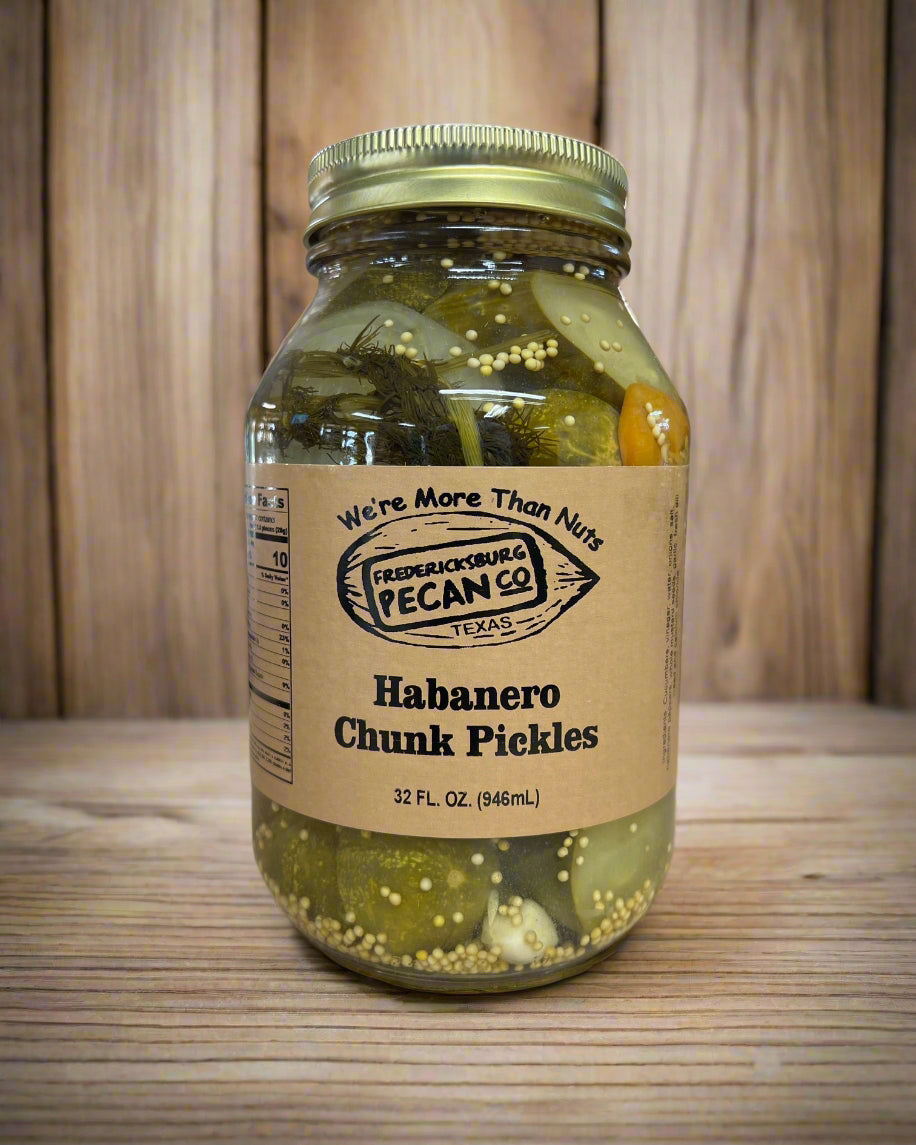 Fredericksburg Pecan Company Habanero Chunk Pickles 32oz