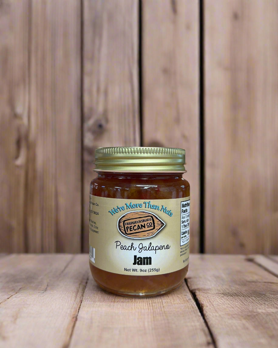 Fredericksburg Pecan Company Peach Jalapeno Jam 9oz