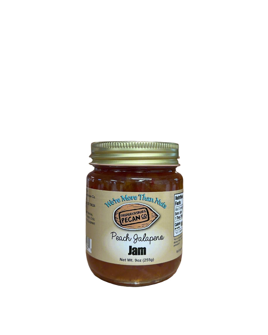 Fredericksburg Pecan Company Peach Jalapeno Jam 9 oz