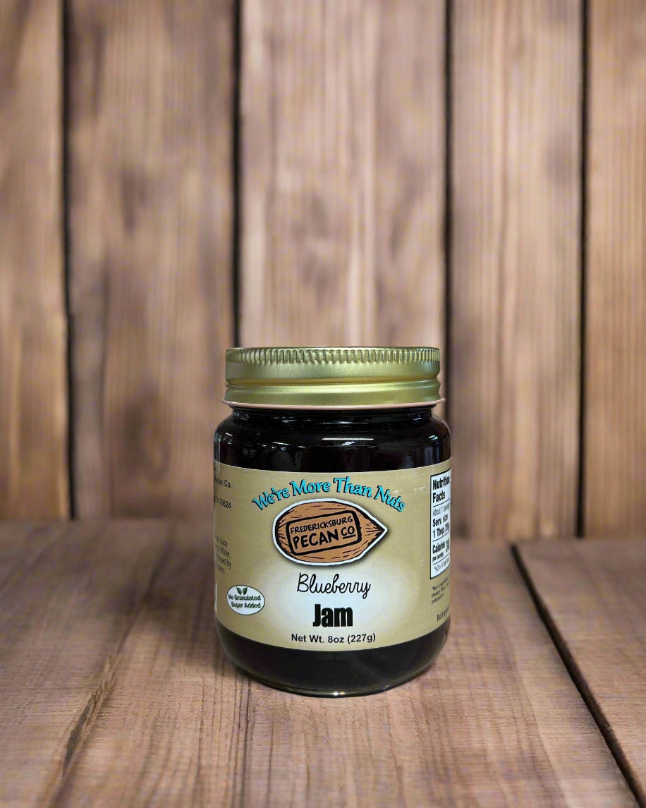 Fredericksburg Pecan Company Blueberry Jam NJS 8oz