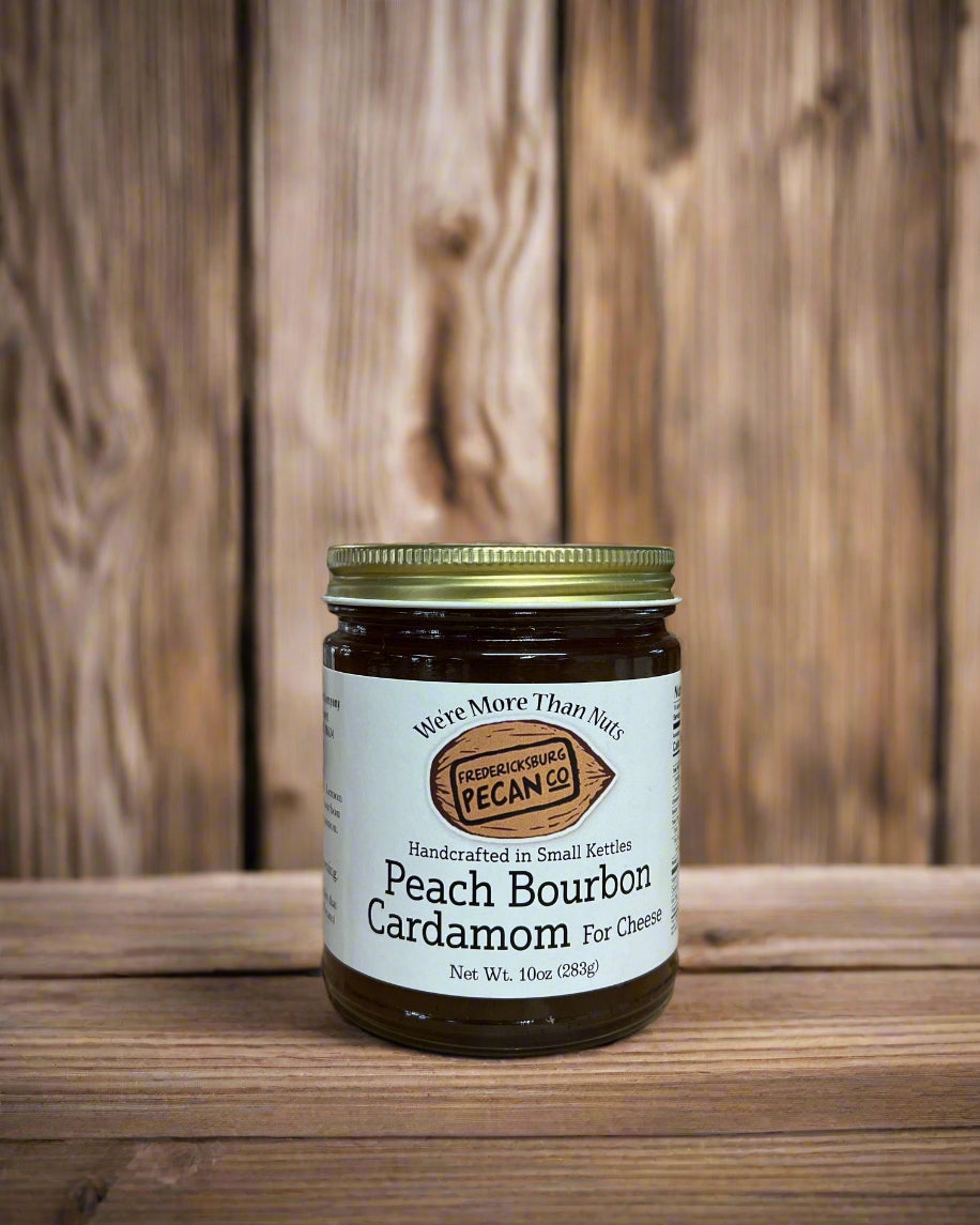 Fredericksburg Pecan Company Peach Bourbon Cardamom 10oz