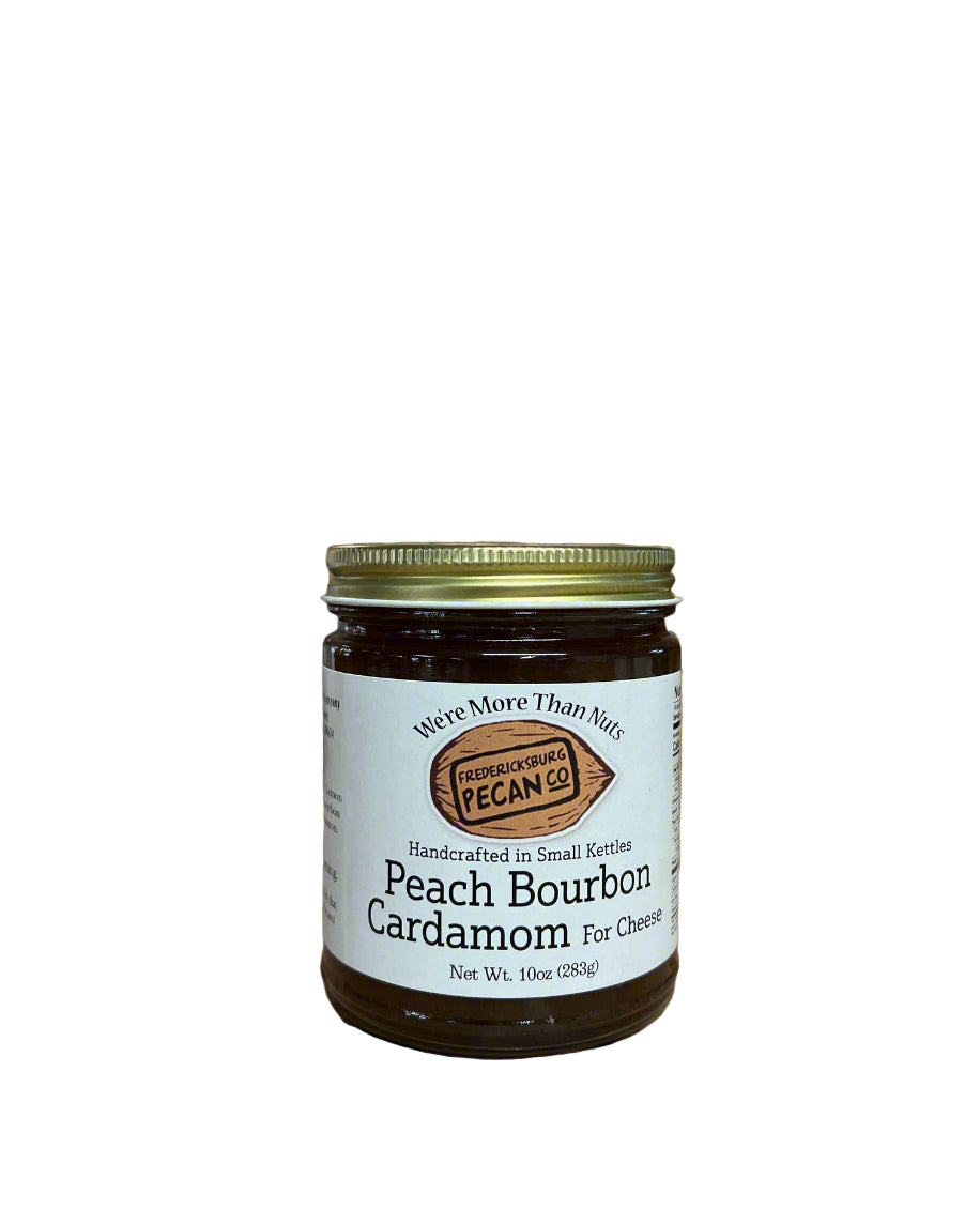 Fredericksburg Pecan Company Peach Bourbon Cardamom 10 oz