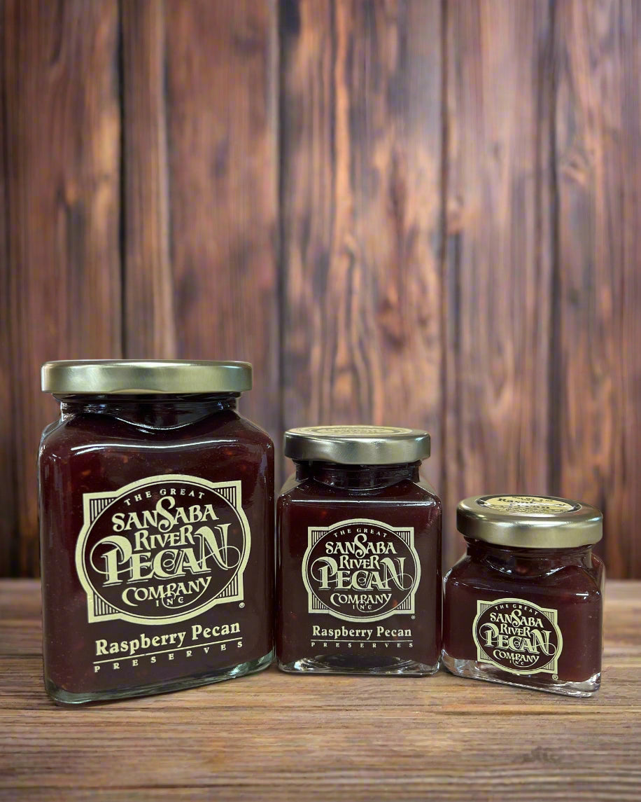San Saba River Pecan Company Raspberry Pecan Preserves