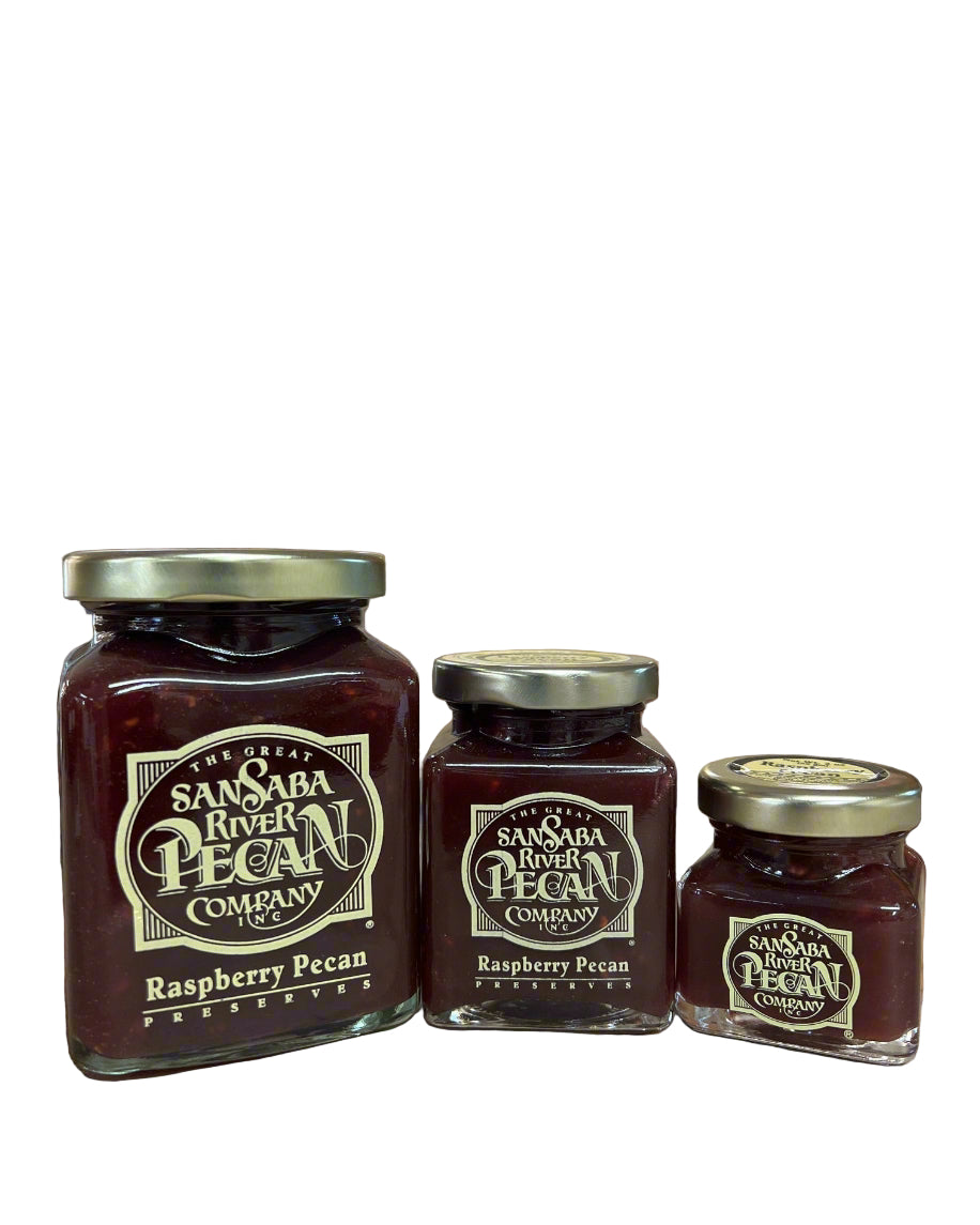 San Saba River Pecan Company Raspberry Pecan Preserves