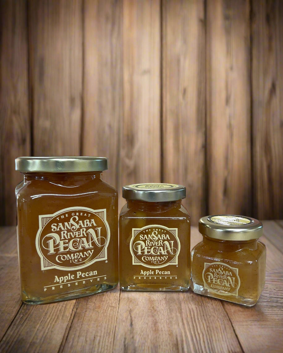 San Saba River Pecan Company Apple Pecan Preserves