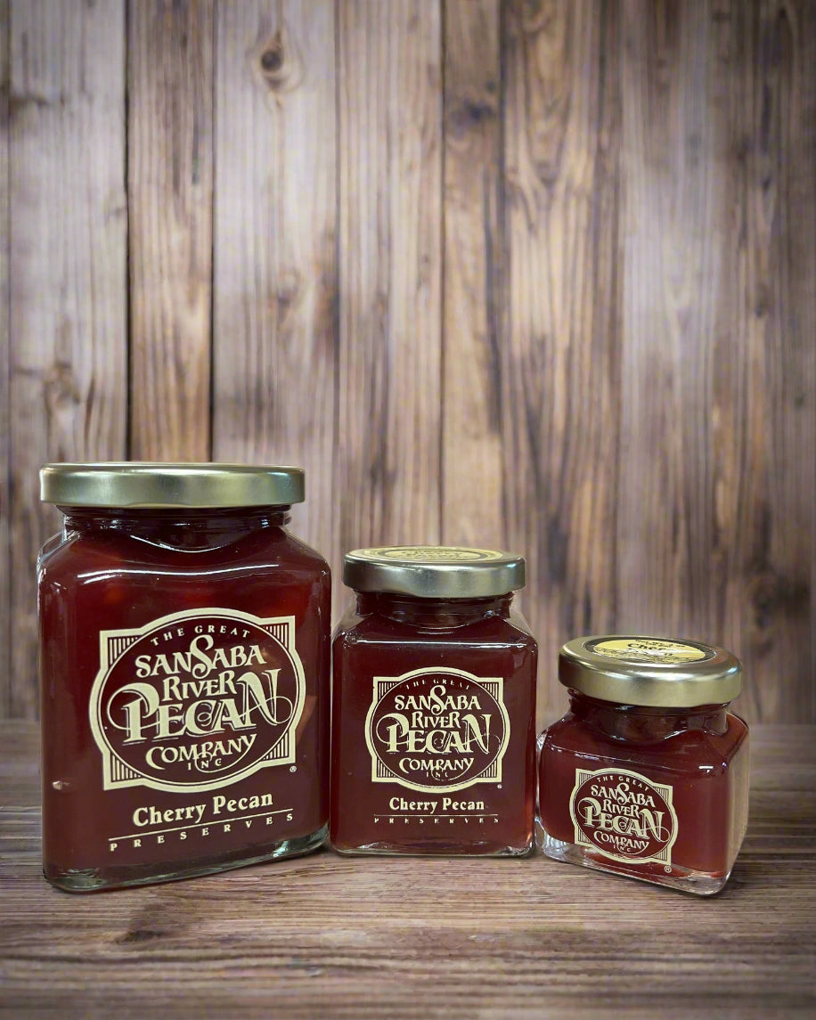 San Saba River Pecan Company Cherry Pecan Preserves