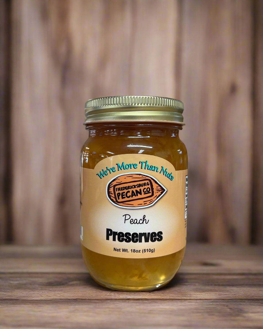 Fredericksburg Pecan Company Peach Preserves 18oz