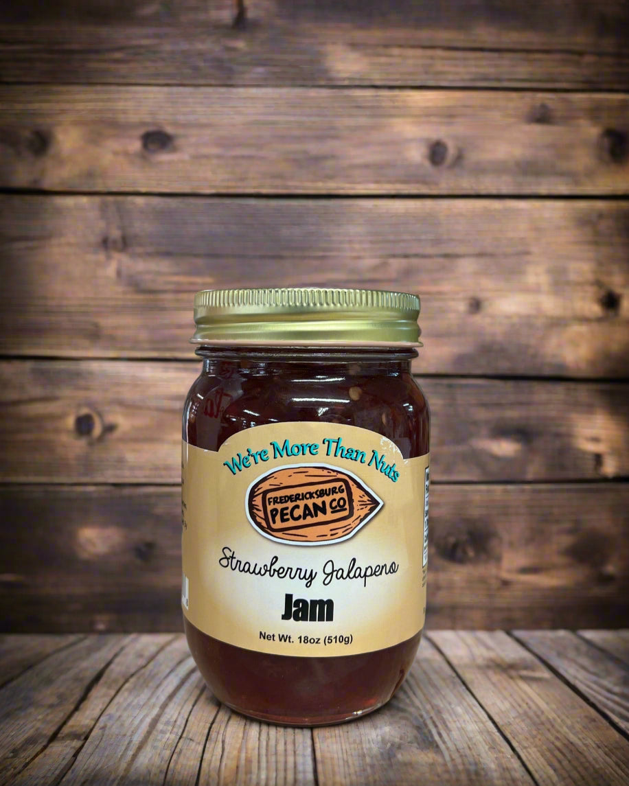 Fredericksburg Pecan Company Strawberry Jalapeno Jam 18oz