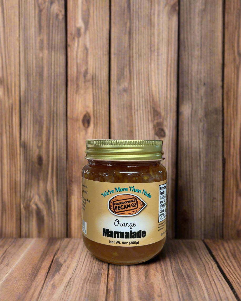 Fredericksburg Pecan Company Orange Marmalade Jam 9oz