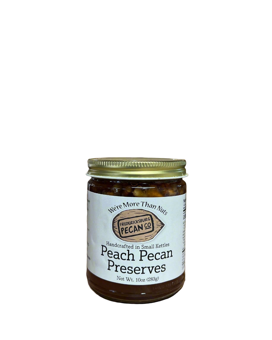 Fredericksburg Pecan Company Peach Pecan Preserves 10 oz