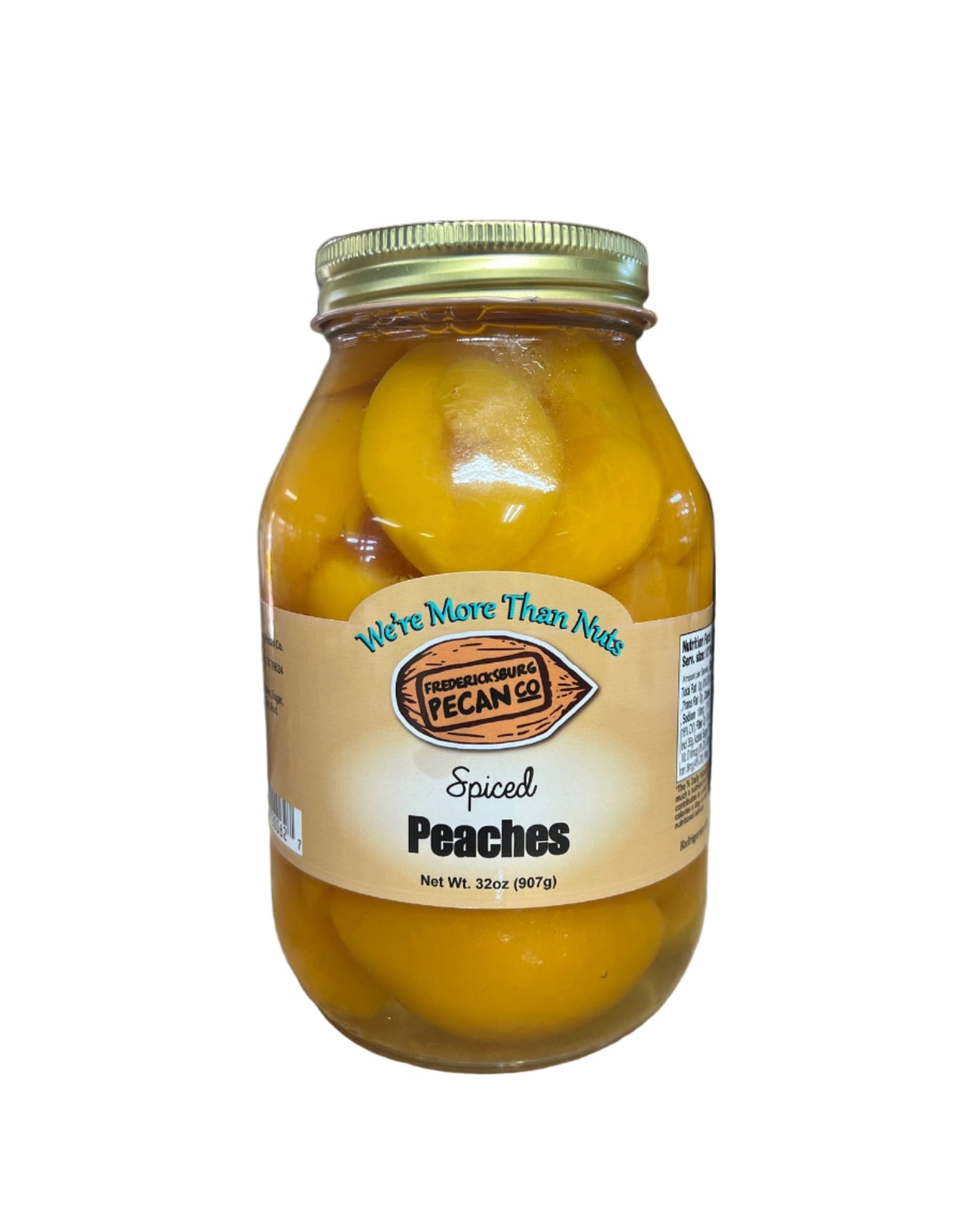Fredericksburg Pecan Company Spiced Peach Halves 32 oz