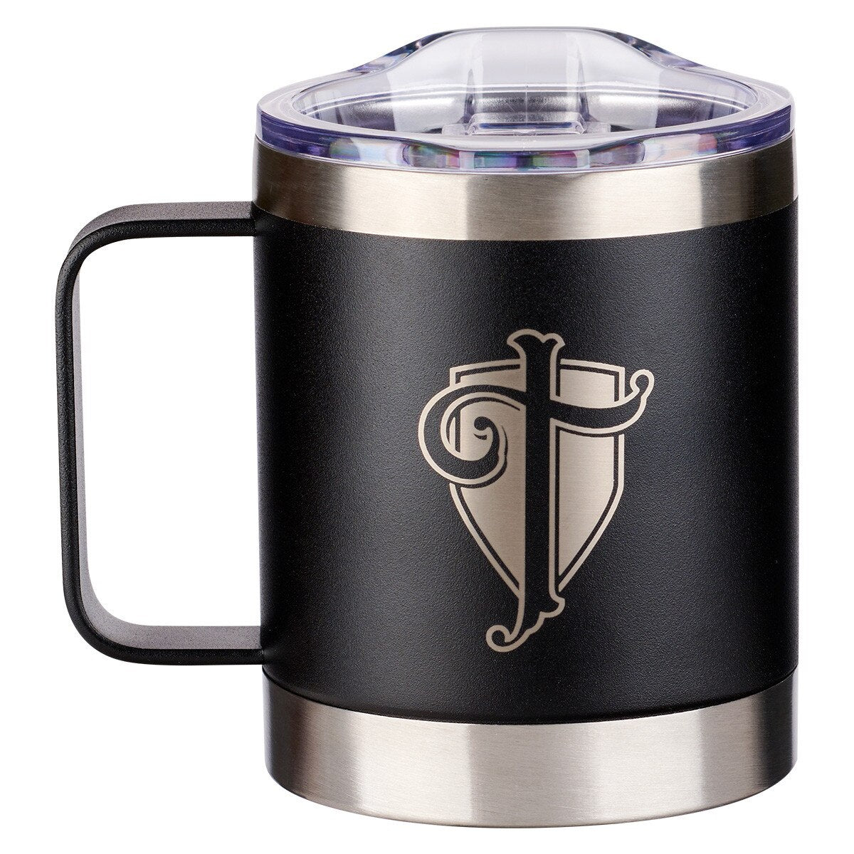 Mug - Trust in the LORD Black Camp-style Stainless Steel