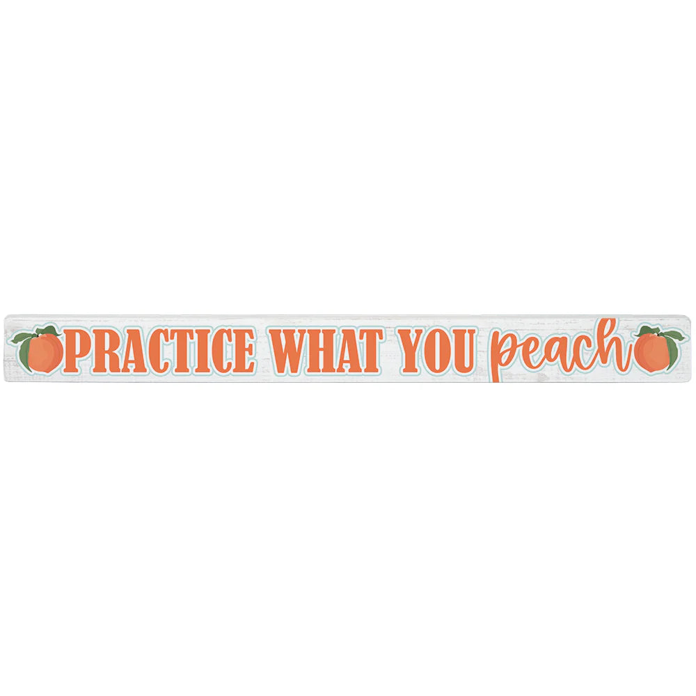 Novelty Sign - Practice Peach