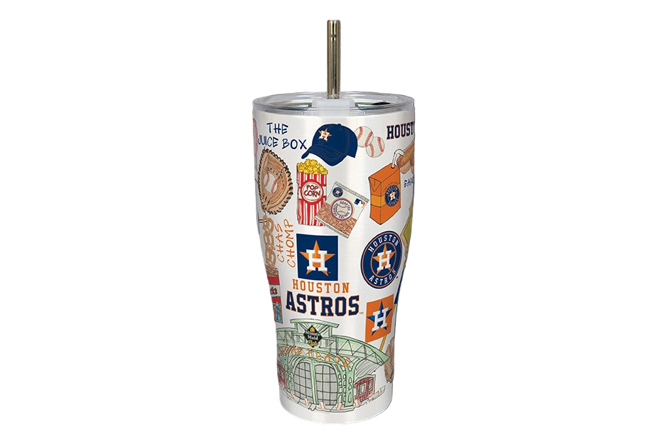 Tumbler - Houston Astros Icon Metal