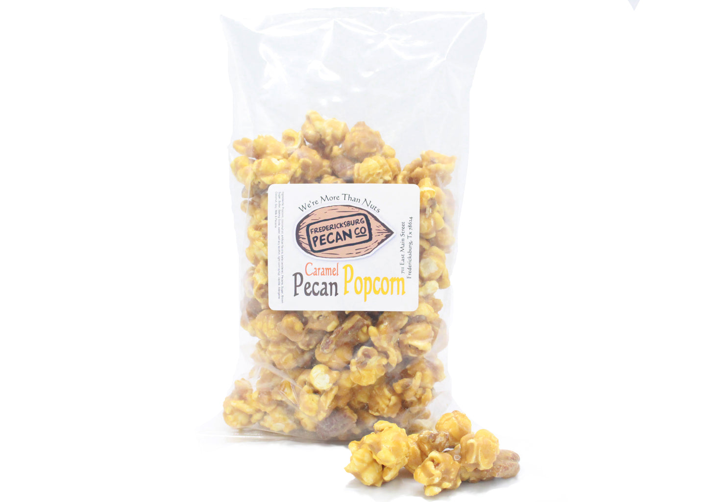Fredericksburg Pecan Company Caramel Pecan Popcorn 8oz