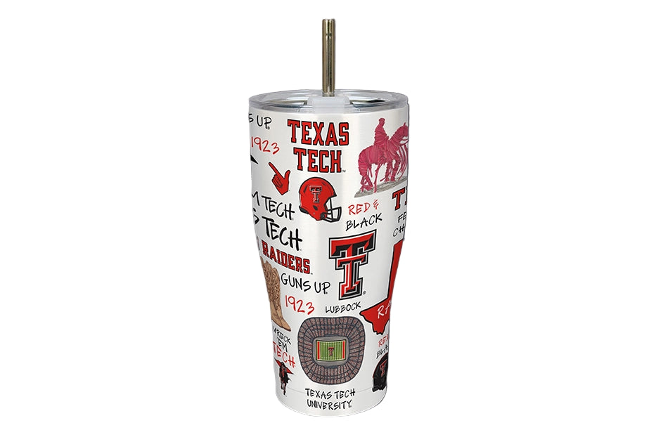 Tumbler - Texas Tech Red Raiders Icon Metal