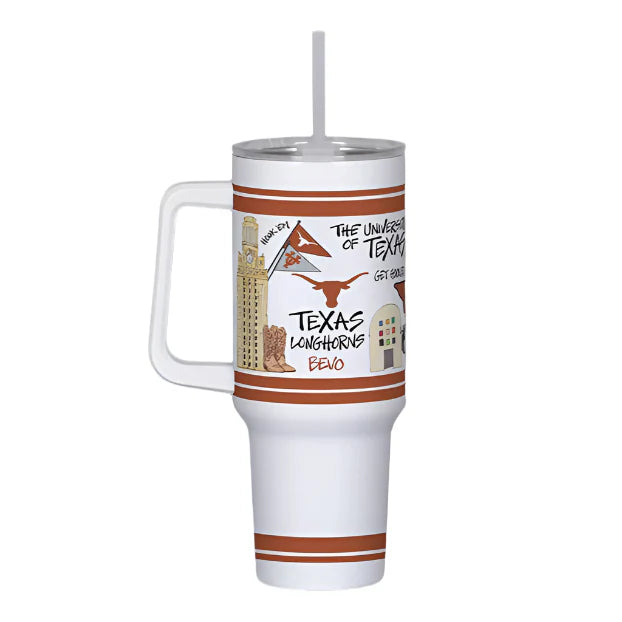 Tumbler - Texas Longhorns 40oz with Handle