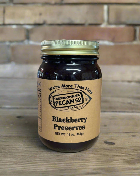 Fredericksburg Pecan Company Blackberry Preserves 16oz
