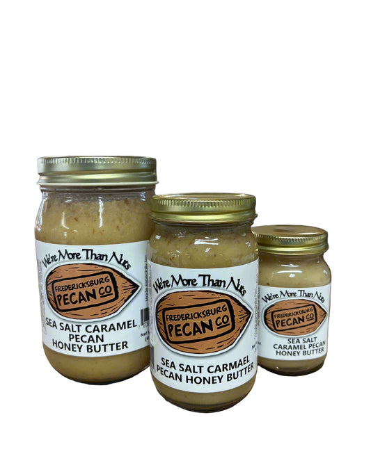 Fredericksburg Pecan Company Sea Salt Caramel Pecan Honey Butter
