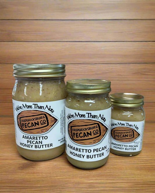 Fredericksburg Pecan Company Amaretto Pecan Honey Butter