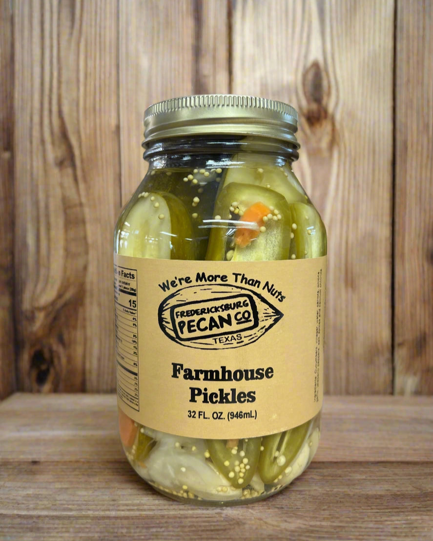 Fredericksburg Pecan Company Farmhouse Pickles 32oz