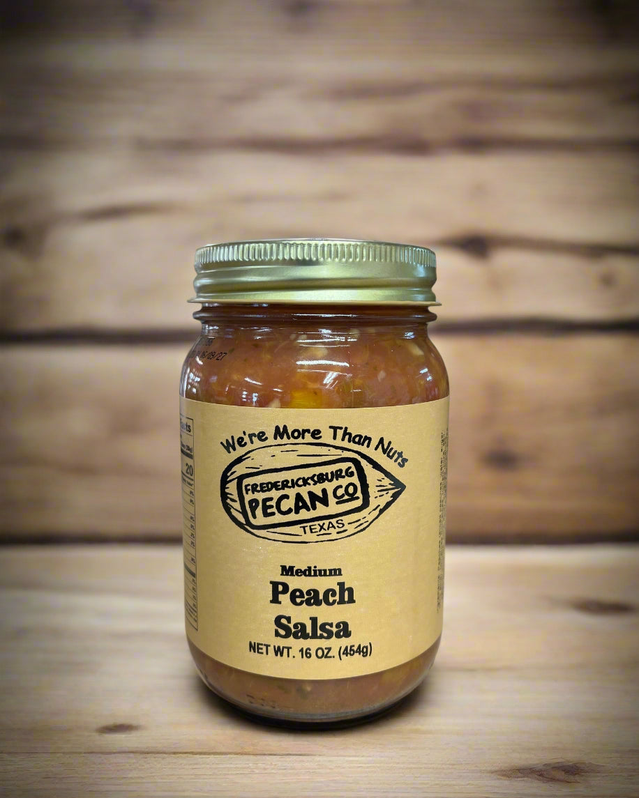Fredericksburg Pecan Company Peach Salsa Medium 16oz