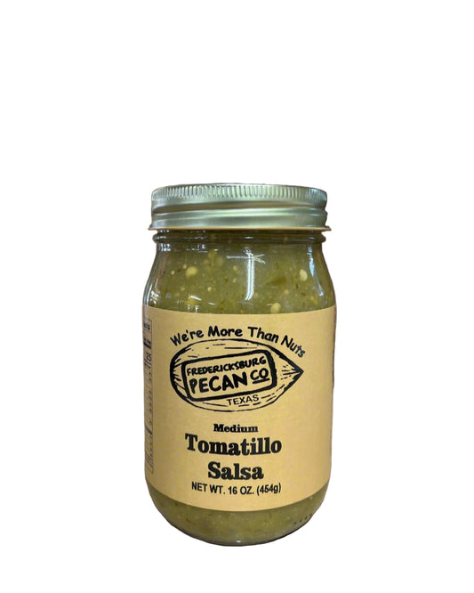 Fredericksburg Pecan Company Tomatillo Salsa Medium 16 oz