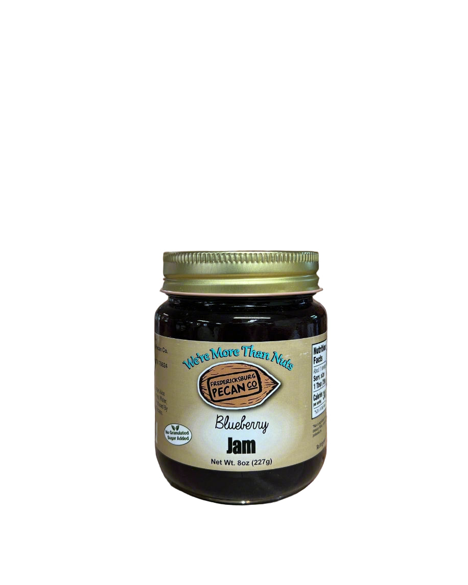 Fredericksburg Pecan Company Blueberry Jam NJS 8 oz