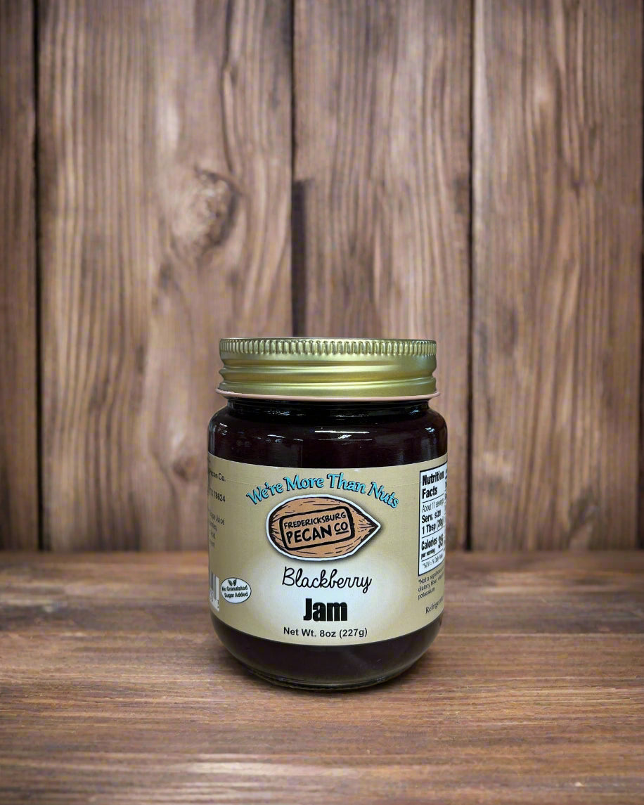 Fredericksburg Pecan Company Blackberry Jam NJS 8oz