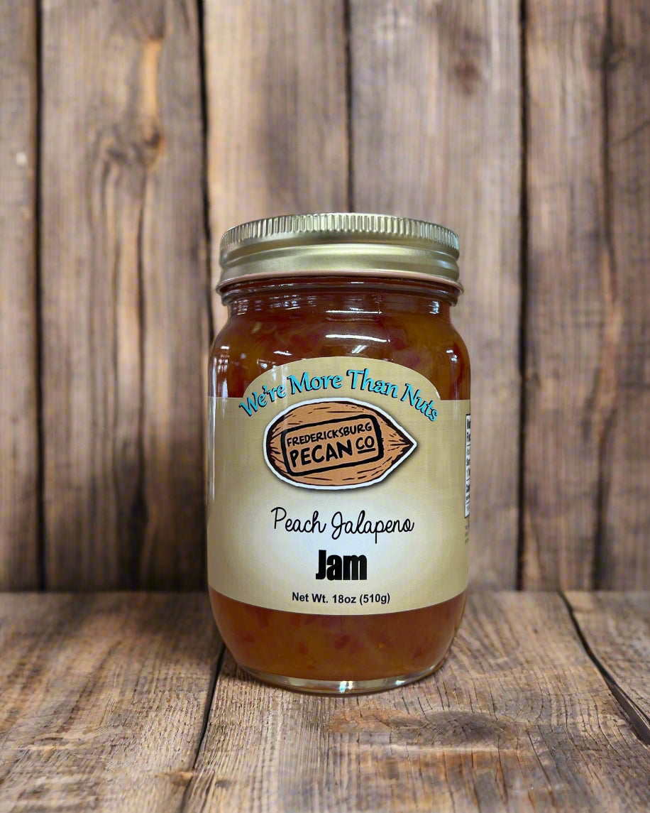 Fredericksburg Pecan Company Peach Jalapeno Jam 18oz