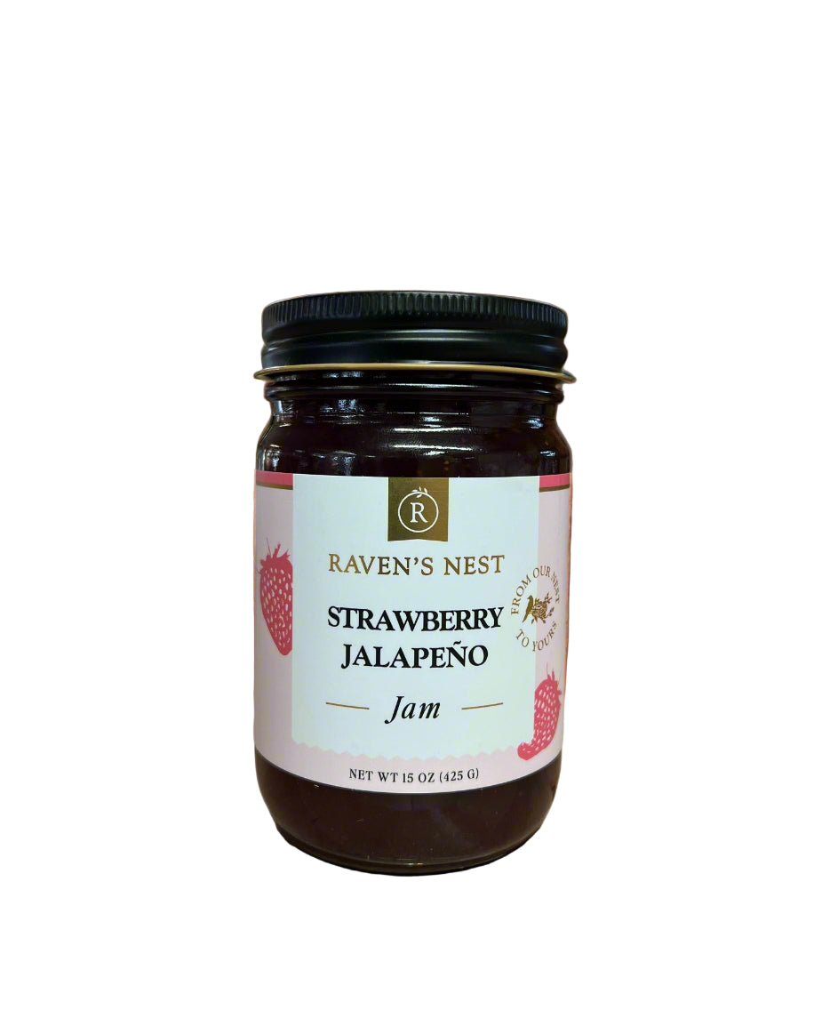 Raven's Nest Strawberry Jalapeno Jam 15 oz