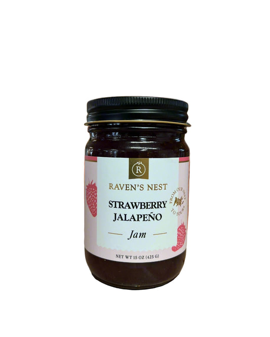 Raven's Nest Strawberry Jalapeno Jam 15 oz
