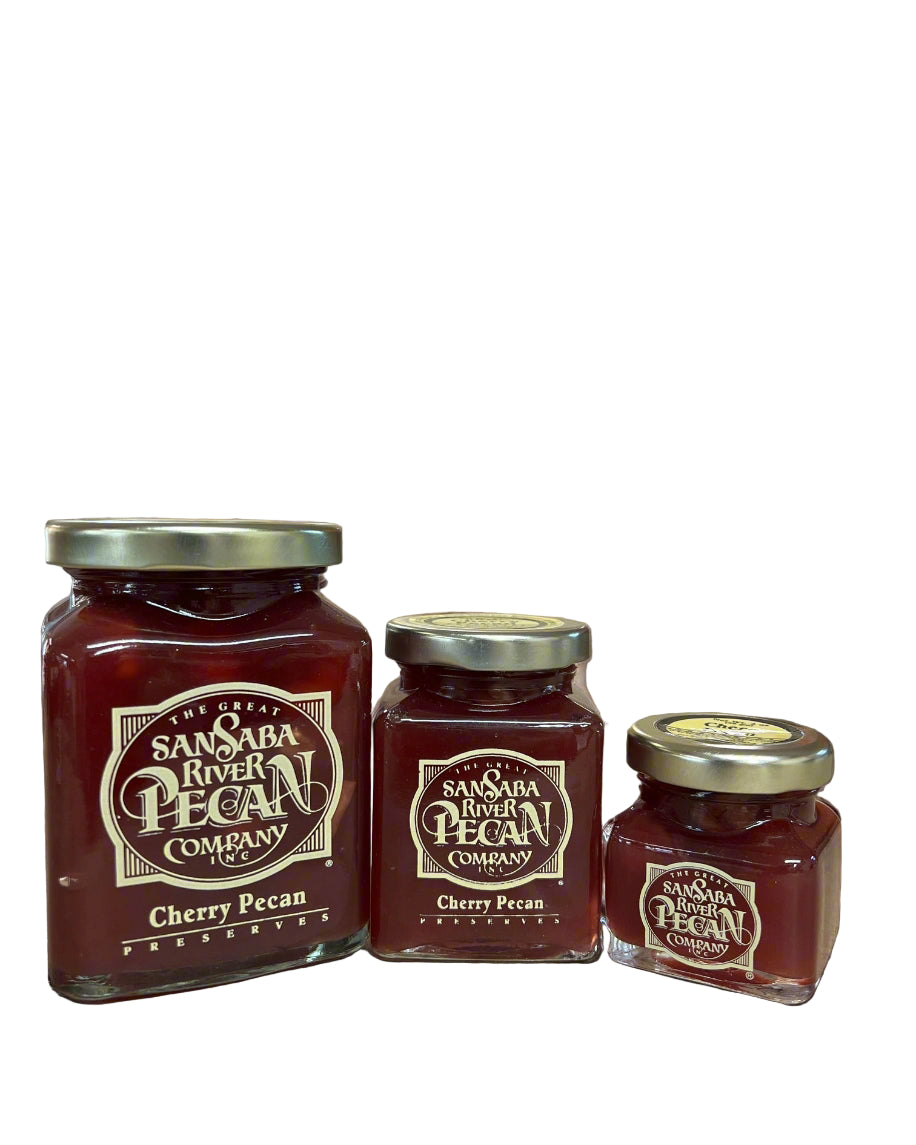 San Saba River Pecan Company Cherry Pecan Preserves