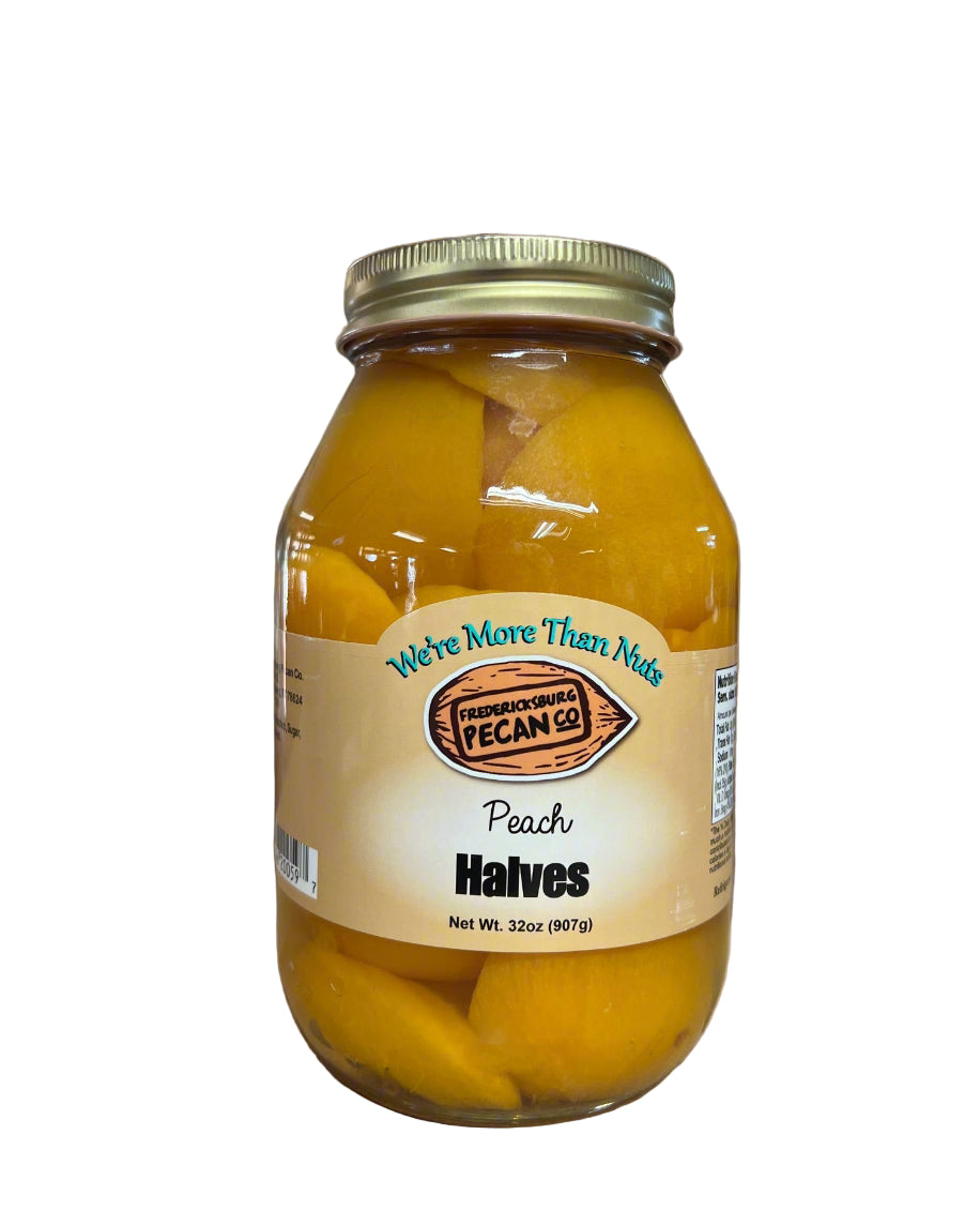 Fredericksburg Pecan Company Peach Halves 32 oz