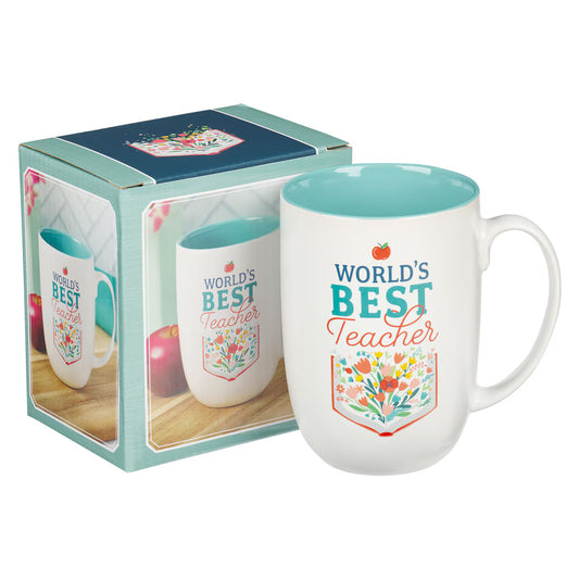 Mug - World's Best Teacher: God has Given Wisdom & Knowledge & Joy